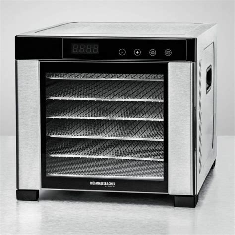 Rommelsbacher DA 900 600w dehydrator with 6 stainless steel tray for ...