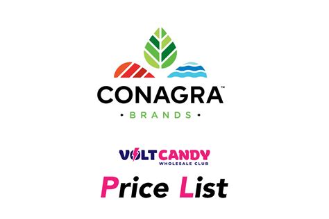 Conagra Price List Volt Candy Wholesale B2b