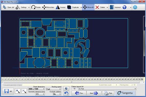 Tangenta Software Multi Parts In Single Dxf