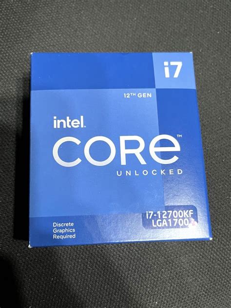 クリアランス通販売 Intel Core I7 12700kf 新品未開封 Ec