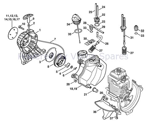 Stihl Weed Eater Fs 110 R Parts Diagram | Reviewmotors.co