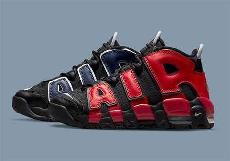 Nike Air More Uptempo Black Navy Red DM0017-001 | SneakerNews.com