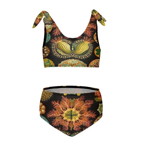 Ascidia Ernst Haeckel Girl S Piece Bikini Set Beach Sport Swimsuit Swimwear Y Cm