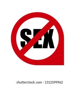 No Sex Sign Stock Vector Royalty Free Shutterstock