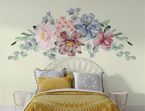 Big Tropical Flower Wall Decals Déco Wallpaper