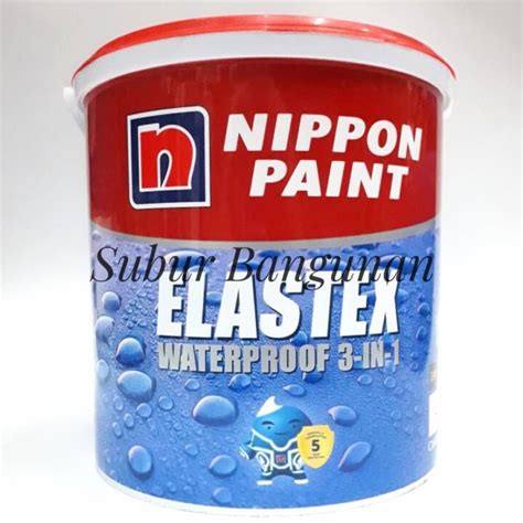 Jual Cat Elastex Waterproof Cat Pelapis Anti Bocor Nippon Paint Kg