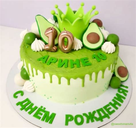 Торт на 10 лет девочке (57 фото) на День рождения