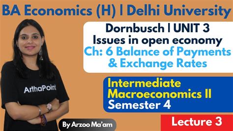 Unit Issues In Open Economy Dornbusch Ch Ba H Economics Sem