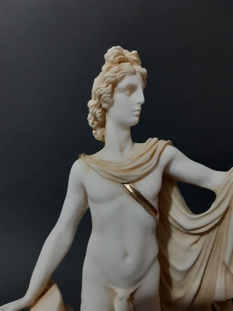 Nude Apollo God Statue Greek Roman Mythology Sculpture Etsy