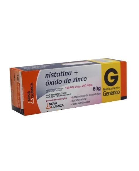 Nistatina Oxido De Zinco Pom G