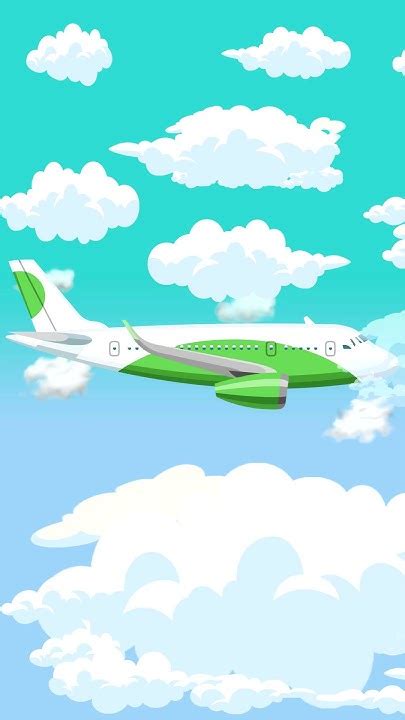 Про самолеты для детей - Пассажирский самолет - Мультик для малышей # ...