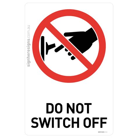 switch  sign prohibition sign  signs