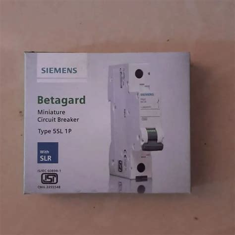 6 Single Pole 5sl61067rc Betagard Miniature Circuit Breaker At Rs