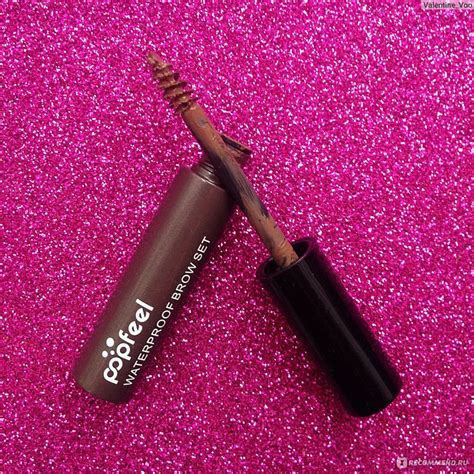 Водостойкая тушь для бровей Popfeel Waterproof Brow Set - «Мой первый ...