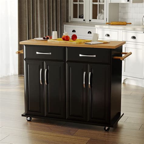 Kitchen Island With Storage Drawers Rolling Kitchen Island On Wheels