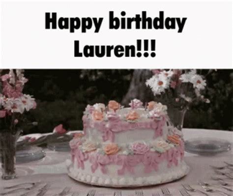 Happy Birthday Lauren GIF - Happy Birthday Lauren - Discover & Share GIFs