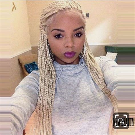 Platinum Blonde Box Braids
