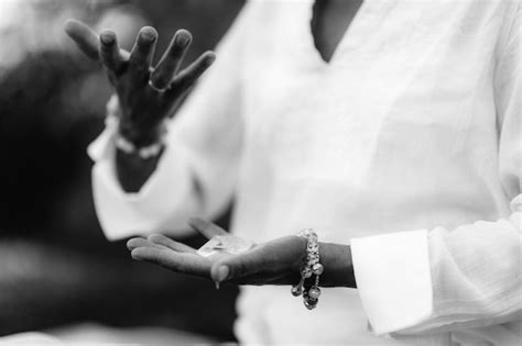 Premium Photo | Manifesting abundance mindful meditation with crystals