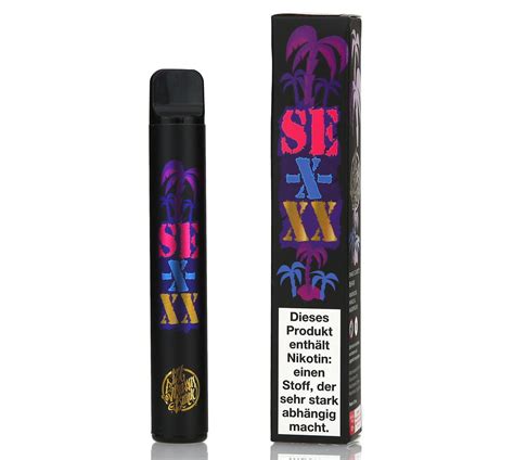 187 Straßenbande SEX X XX Einweg E Shisha 600 Züge Nikotin 20mg ml