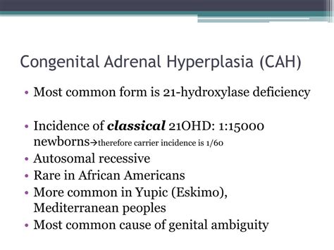 Ppt Congenital Adrenal Hyperplasia In Adults Powerpoint Presentation Id2045690