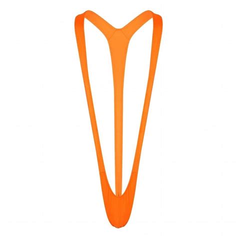 Mens Lingerie Sexy Mankini Thong Bodysuit Stretch Jockstraps Bulge Pouch Bright Fluoro Sexy