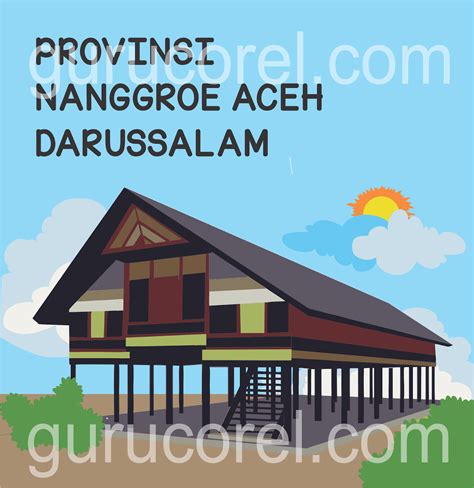 Rumah Adat Minang Vector