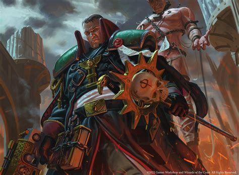 inquisitor eisenhorn mtg art  warhammer  set  jake murray