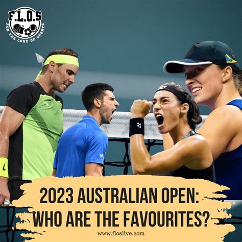 2023 Australian Open: Who are the favourites? - For The Love of Sports ...