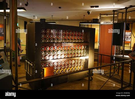 Bletchley Uk 8 September 2023 A Replica Of A Turing Bombe