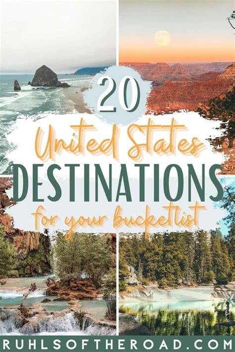 Ultimate United States Bucket List Ruhls Of The Road Travel Usa