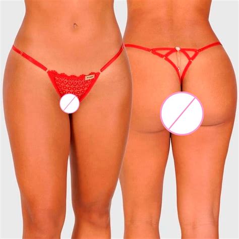 Calcinha Fio Dental De Luxo Em Renda Principal Vermelho Lingerie