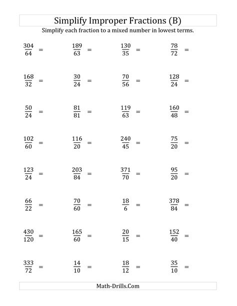 Simplest Form Worksheet Printable - Printable Forms Free Online