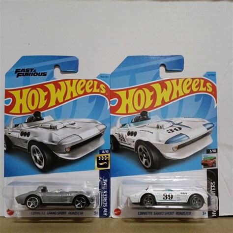 Hot Wheels Corvette Grand Sport Roadster Shopee Malaysia