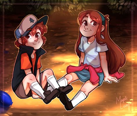 I Missed Drawing These Two Gravity Falls Art Dipper And Mabel