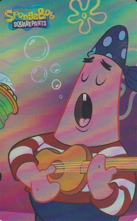 Cow Play Cow Moo Spongebob Squarepants Pirates Of Bikini Bottom Card Patrick Foil