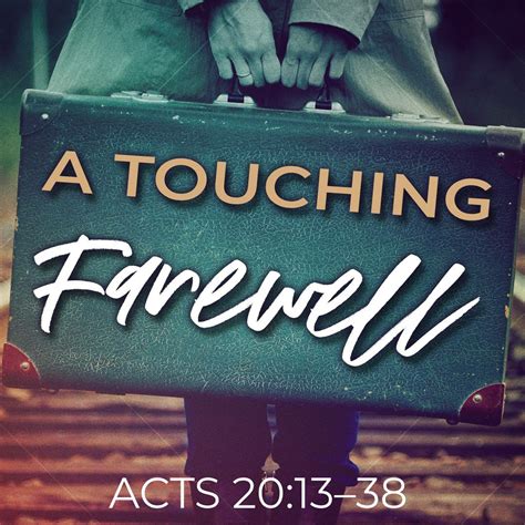 Hans-Georg Hoprich: A Touching Farewell (Acts 20:13-38) – Crossroads