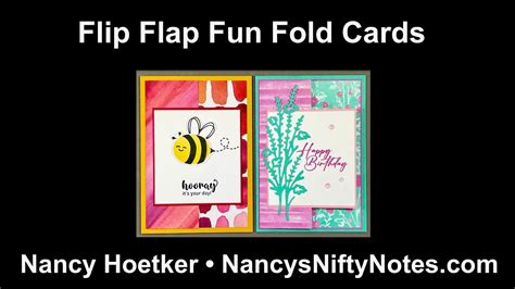 Flip Flap Fun Fold Cards YouTube