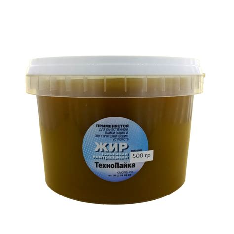 Купить флюс жир паяльный нейтральный 500г