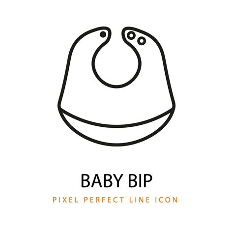 Baby Bip Icon Line Art Pixel Perfect Infant Baby Toddler 25675140 ...