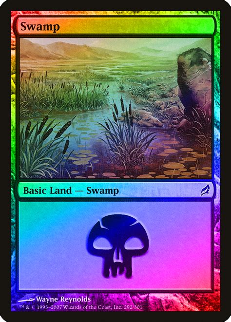 Swamp Foil Lorwyn Nm Basic Land Magic The Gathering Mtg Card