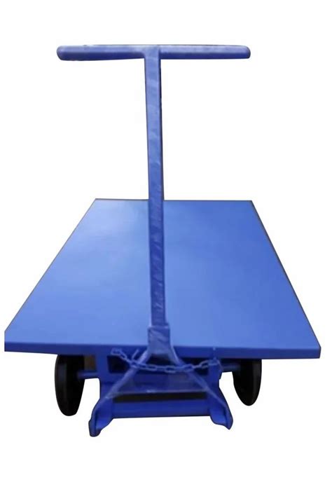 Feet Mild Steel Open Platform Trolley With Turn Table For Carrying