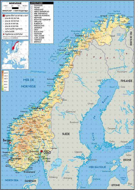 Haut Imagen Norvege Carte Fr Thptnganamst Edu Vn