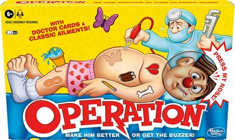 hasbro gaming classic operation game