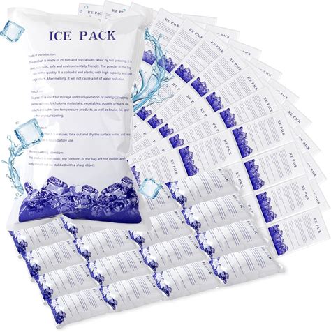 TrelaCo 250 Pcs Dry Ice Pack for Shipping Frozen Food Reusable Ice