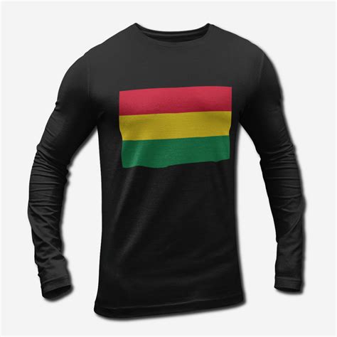 Bolivia Flag Long Sleeve T Shirt Bolivias National Flag Long Sleeve