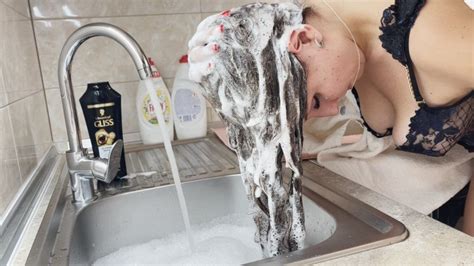 Watch Washing Your Head And Hair In The Sink Porn Video Nudespree