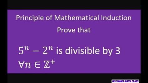 Prove That N N Is Divisible By For All Positive Integers