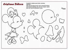 Patrones GratisS 13 Minnie Presentando Moldes Para Descargar Moldes