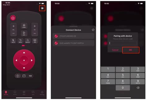 how to connect remote to lg tv