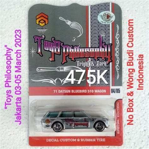 Hot Wheels Datsun Bluebird Wagon Custom Toys Philosophy Limited Edition No Box Wong Budi